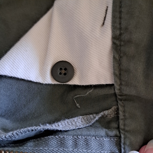 Patagonia Cropped Pants Green Womens Size 8 Organic Cotton Chino As Is Condition - Picture 9 of 15